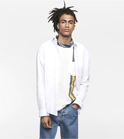 T-Shirt With Vertival Stripe