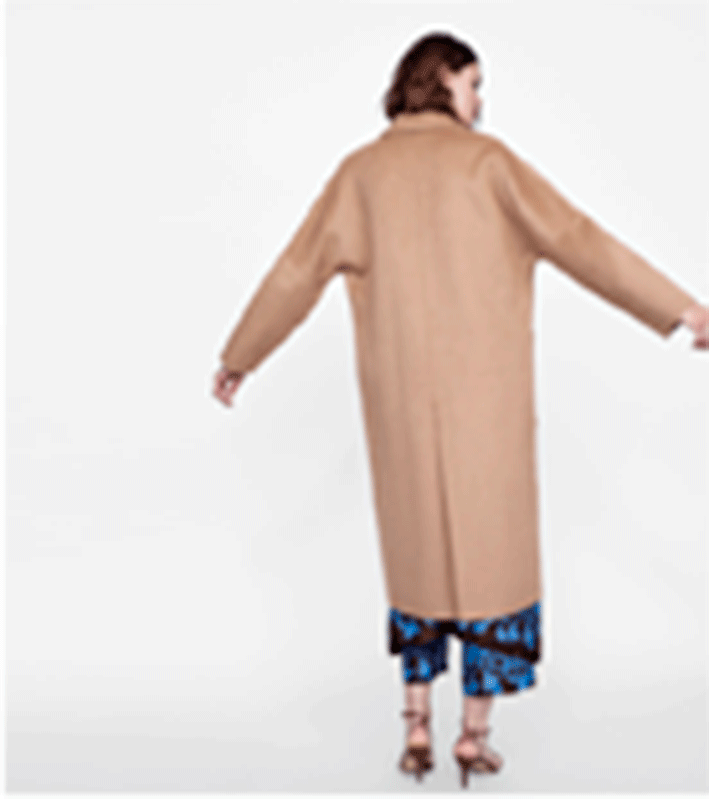 Oversized Double-Breasted Coat